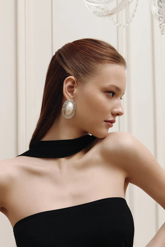 Isabelle | Women's Vintage Pearl Statement Earrings