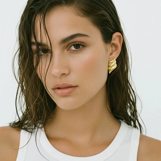 Isla | Women's Three Layer Wing Earrings