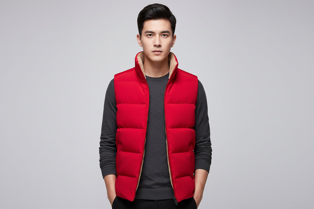 Men’s Lightweight Cotton-Padded Vest