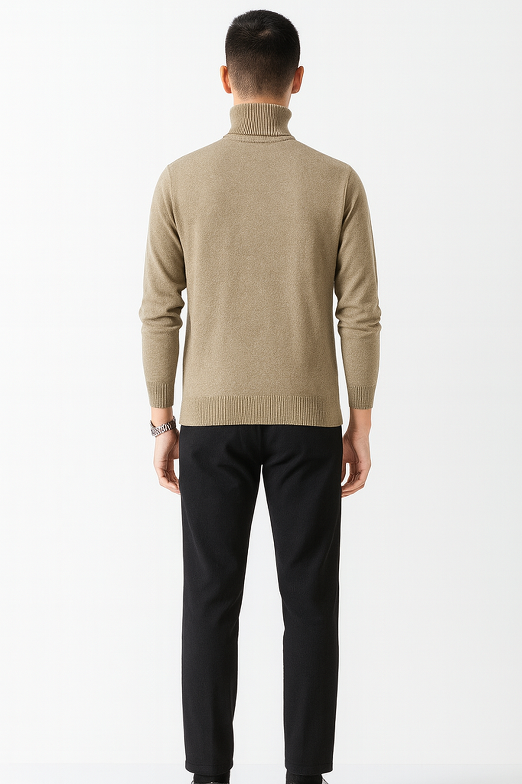 Men’s Long-Sleeve Winter Inner Layer Turtleneck Undershirt