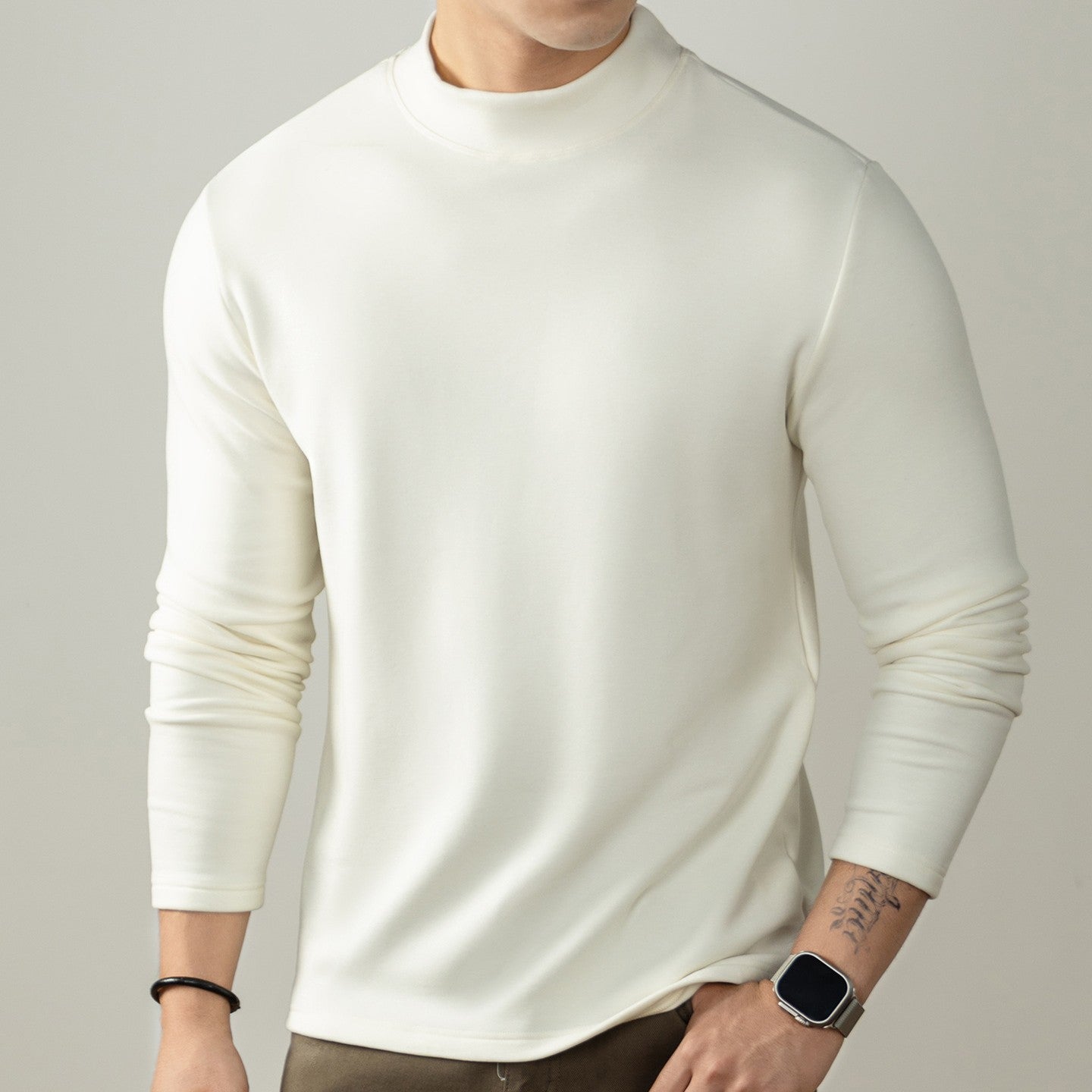 Men’s Warm Long Sleeve Thermal Undershirt Pullover