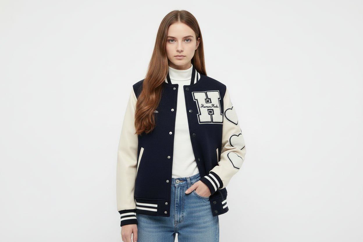 Women’s Color-Block Motorcycle Jacket