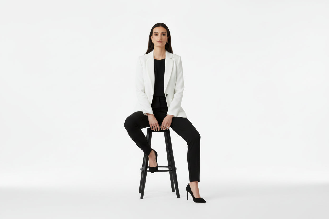 Women’s Elegant Tailored Suit Jacket