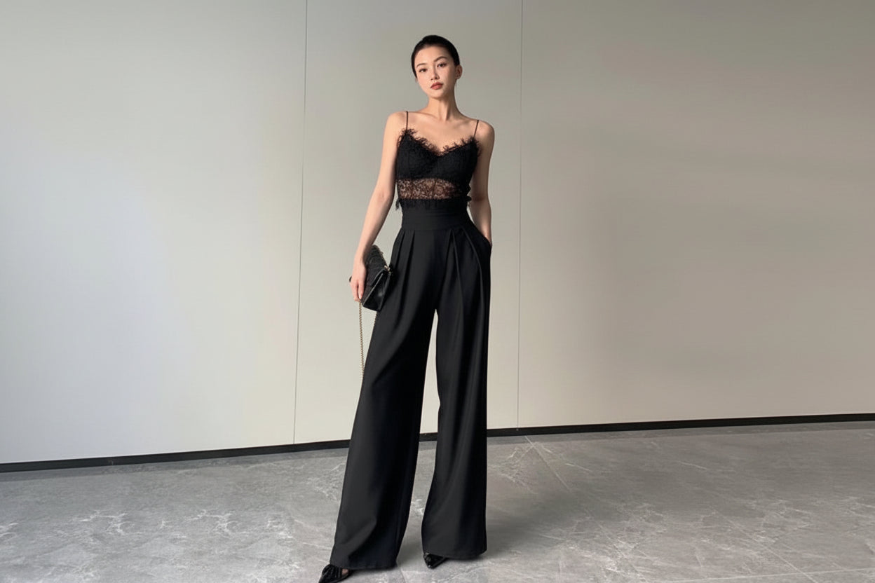 Women’s High Waist Wide Leg Pants