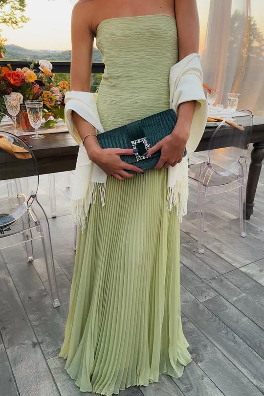 Skyla | Women's Strapless Maxi Wedding Guest Dress