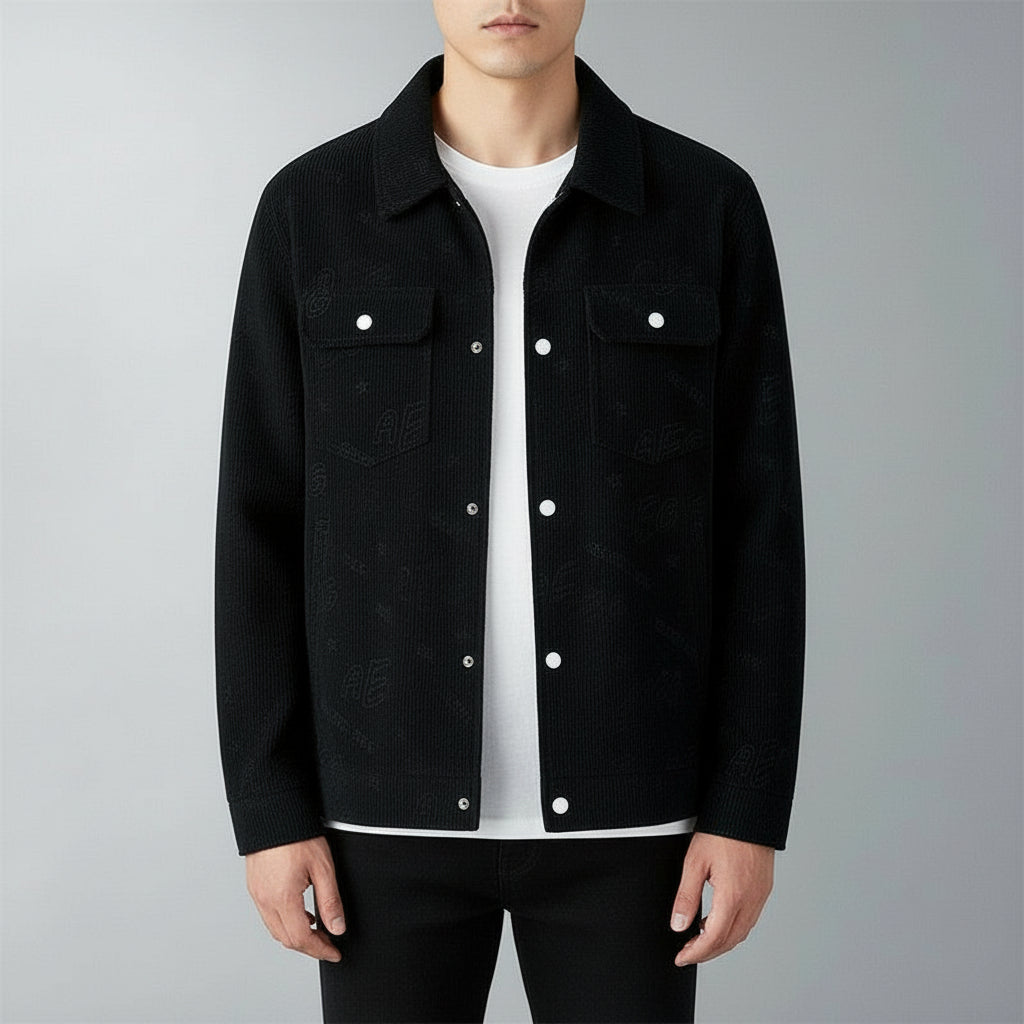 Men’s Corduroy Lapel Jacket