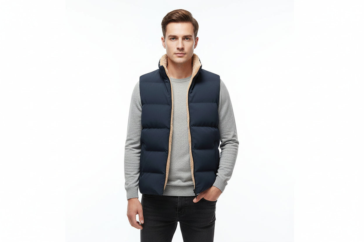 Men’s Lightweight Cotton-Padded Vest