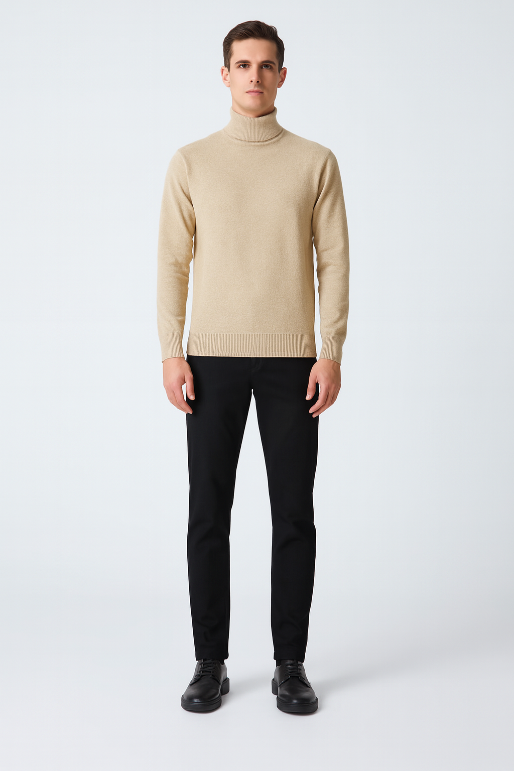 Men’s Long-Sleeve Winter Inner Layer Turtleneck Undershirt