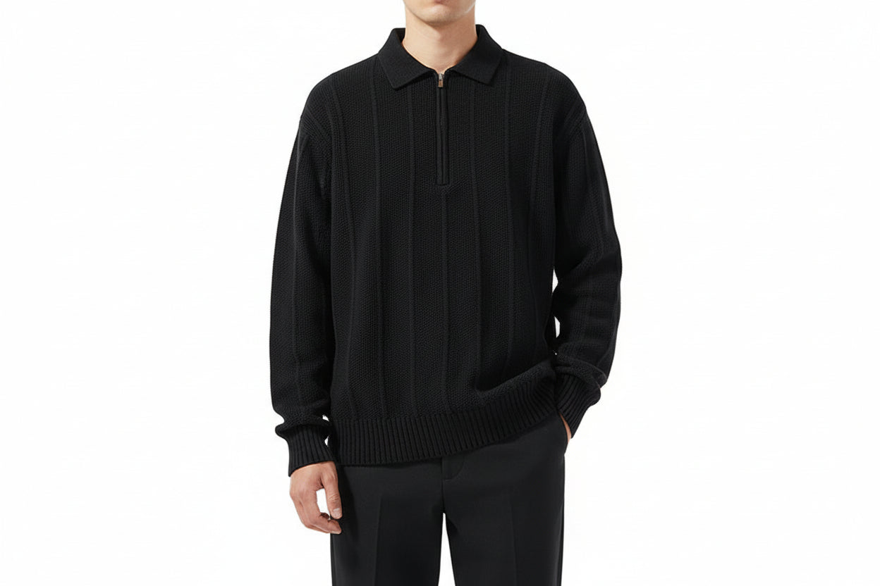 Waffle Knit Bottoming Shirt Versatile Tops Outerwear