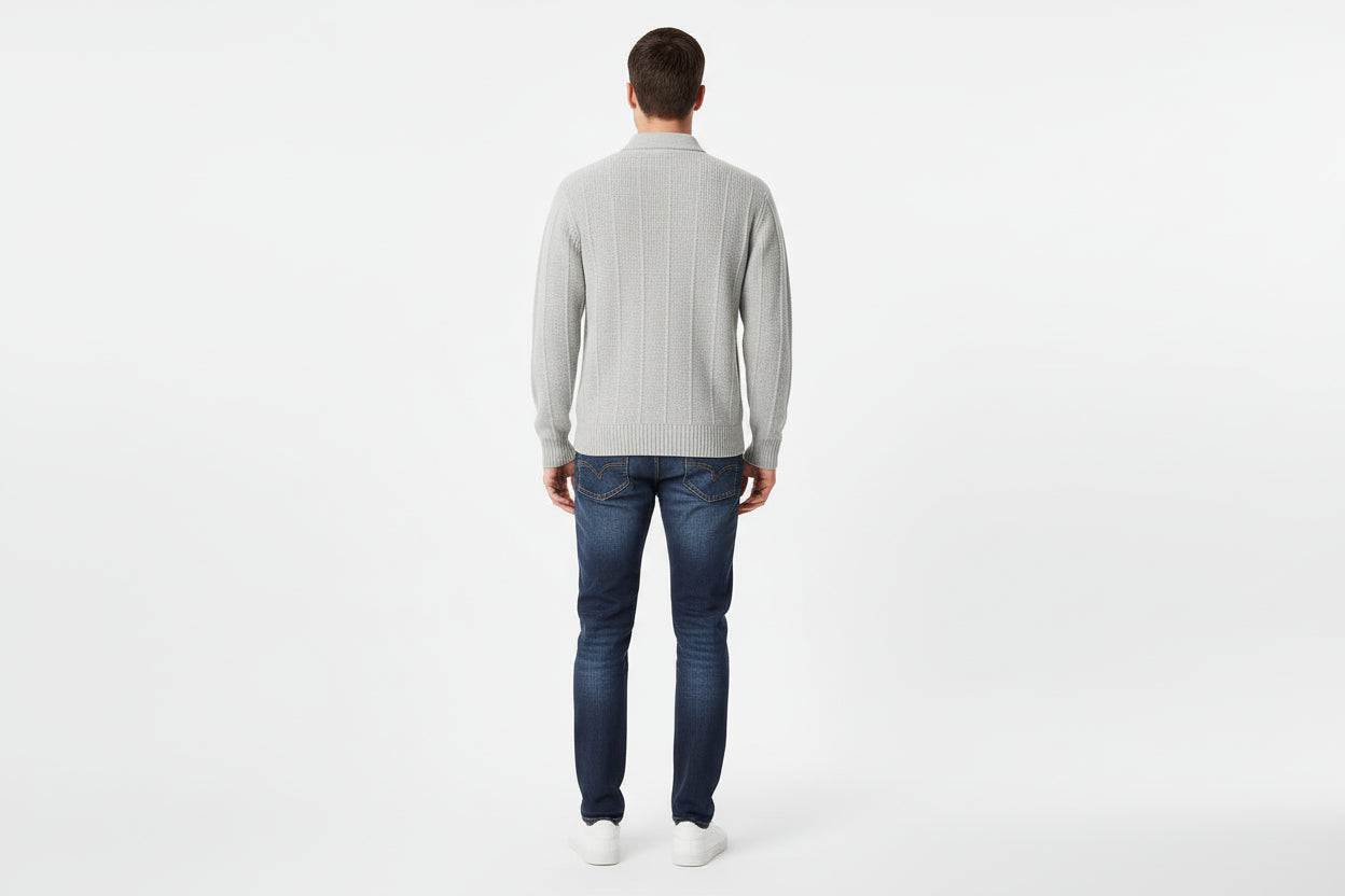 Waffle Knit Bottoming Shirt Versatile Tops Outerwear