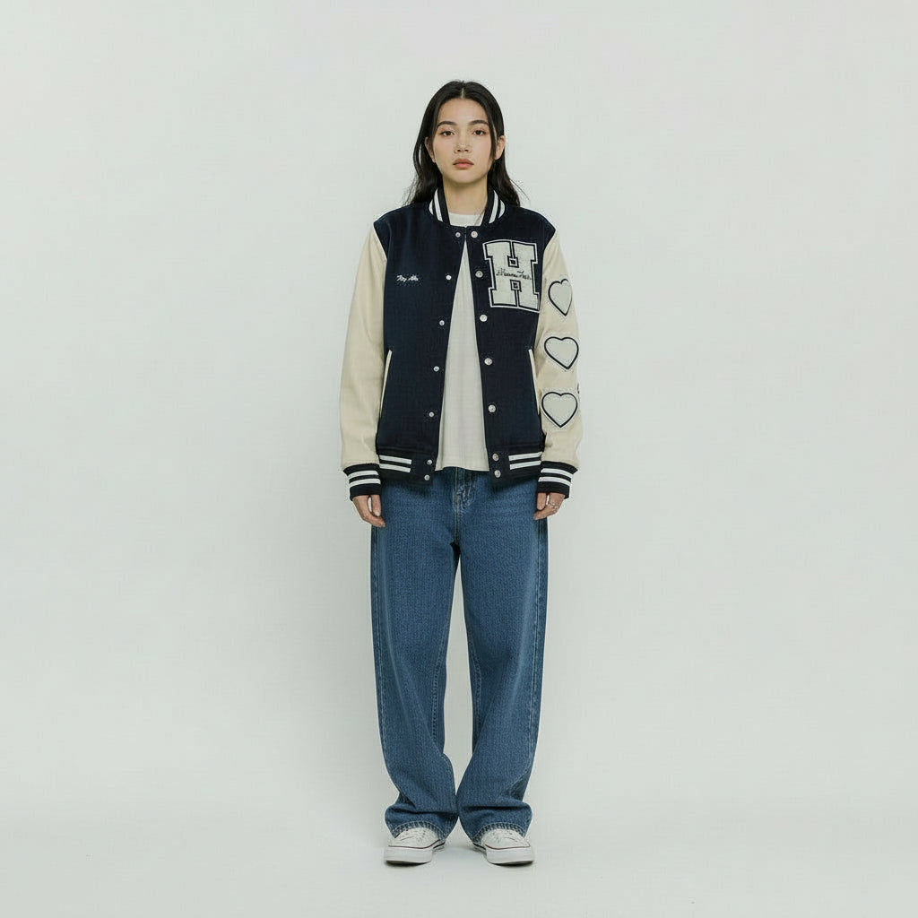 Women’s Color-Block Motorcycle Jacket