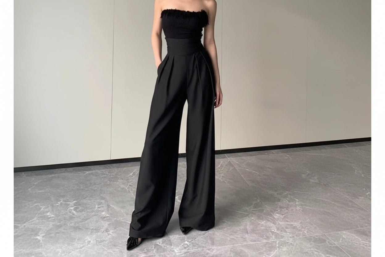 Women’s High Waist Wide Leg Pants