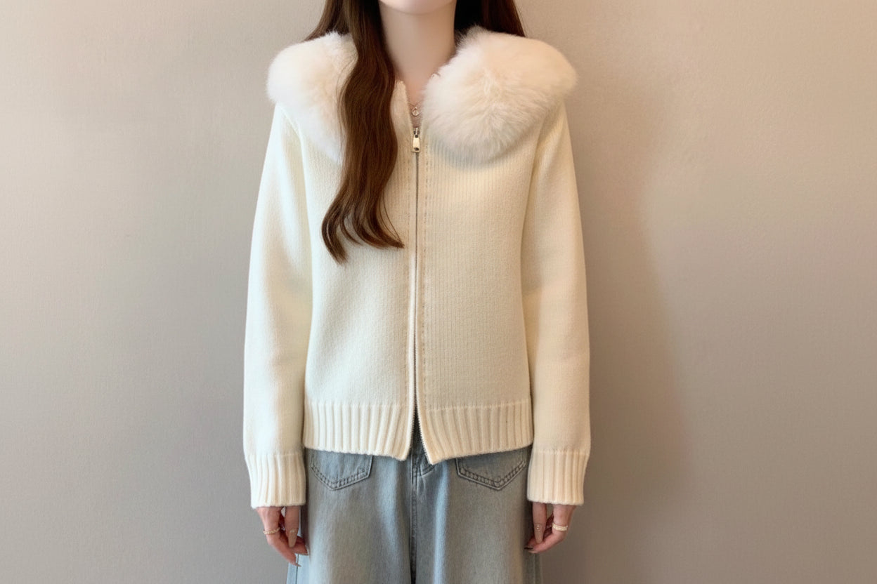 Women's Loose-fitting Chic Knit Cardigan Top