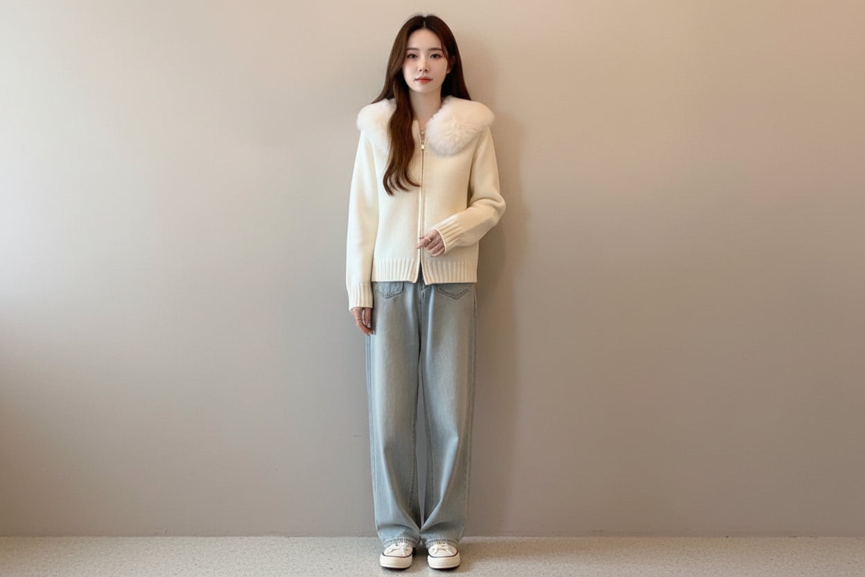 Women's Loose-fitting Chic Knit Cardigan Top