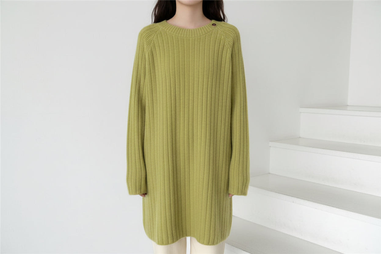 Women’s Long Sleeve Loose Knit Pullover Sweater
